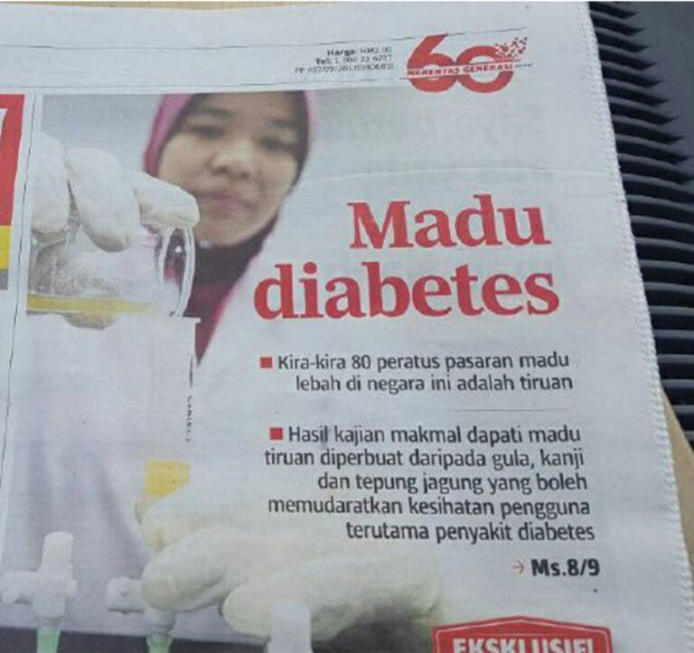 madu palsu punca diabetes